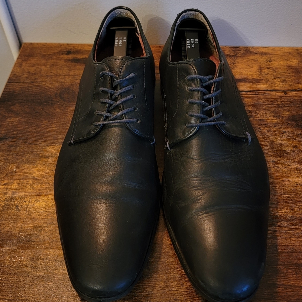 Aldo Black Dress Shoes US Men's 9.5/10, EU size 43